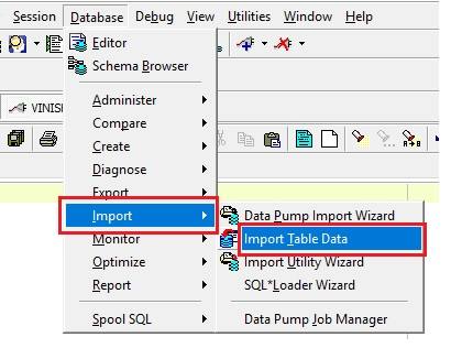 Import CSV into Oracle Table Using Toad