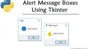 Alert Message Box in Python Using Tkinter