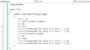 Pre-Increment and Post-Increment in C# with Example (++i & i++)