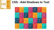 CSS to Add Shadows to Text