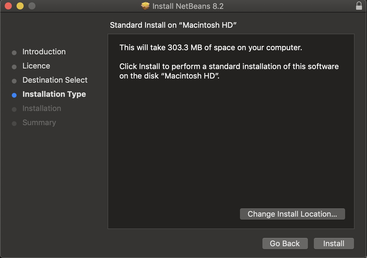 Step-3: NetBeans installation on macOS Mojave