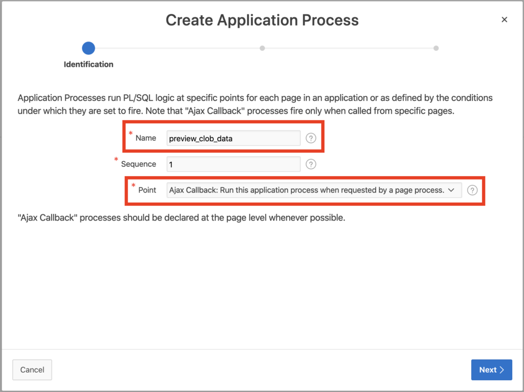 Create application process in Apex.