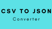 Convert CSV to JSON Online Free