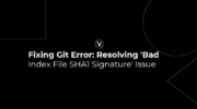 Error: bad index file SHA1 signature